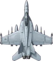 F/A-18E Super Hornet, in-game sprite