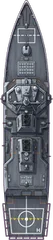 Guided-Missile Destroyer, in-game sprite